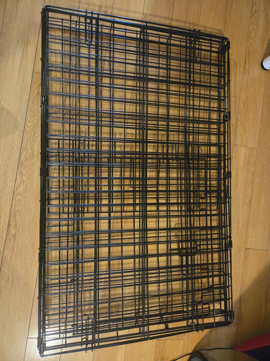 Black Wire Dog Crate with Tray - photo 3