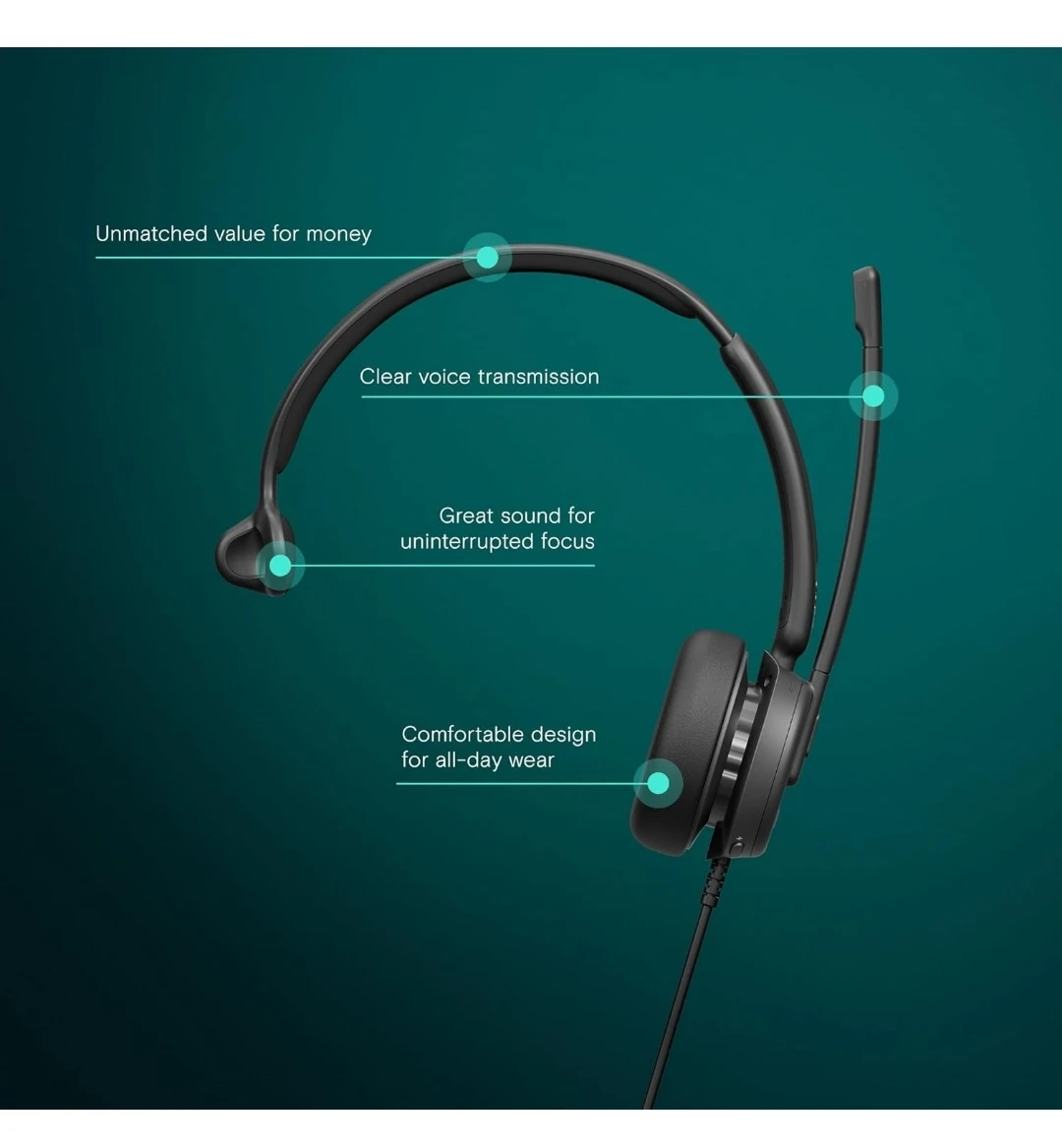 EPOS IMPACT 430T Wired Headset - photo 2