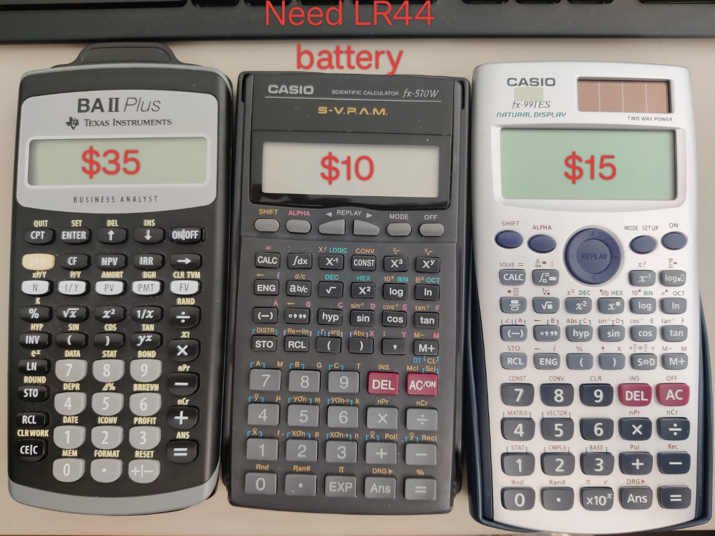 Financial Calculator and Scientific Calculator