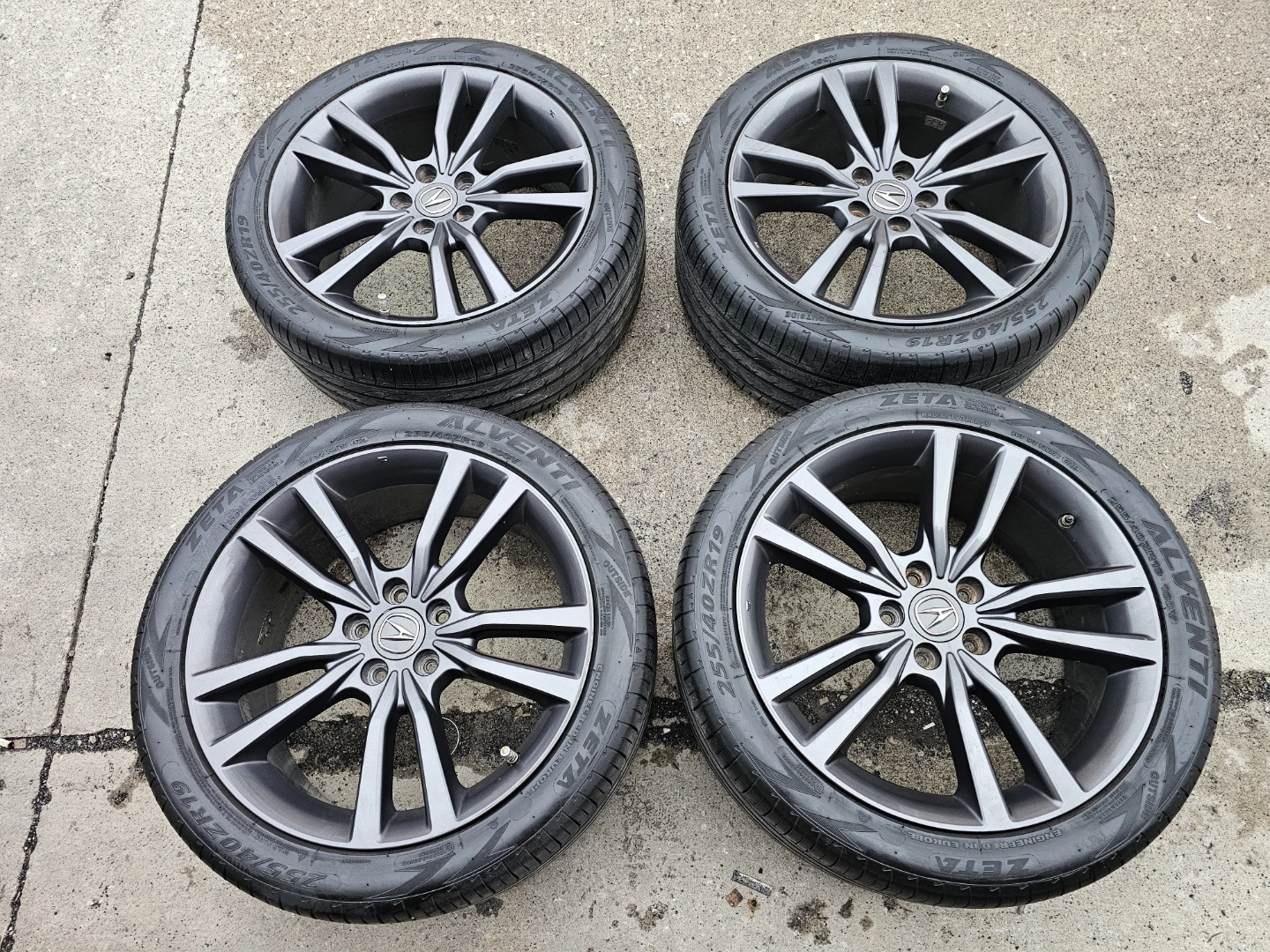 ACURA TLX OEM RIMS AND ALL SEASON TIRES - photo 2