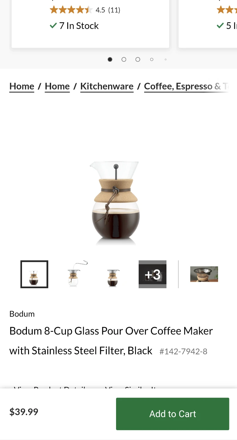 Bodum Pour Over Coffee Maker 🌱 - photo 2