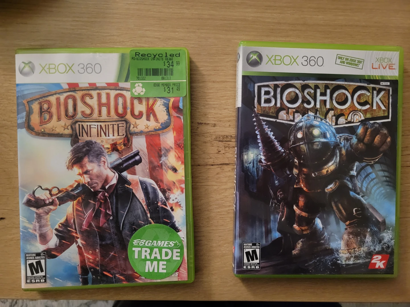BioShock and BioShock Infinite for XBox