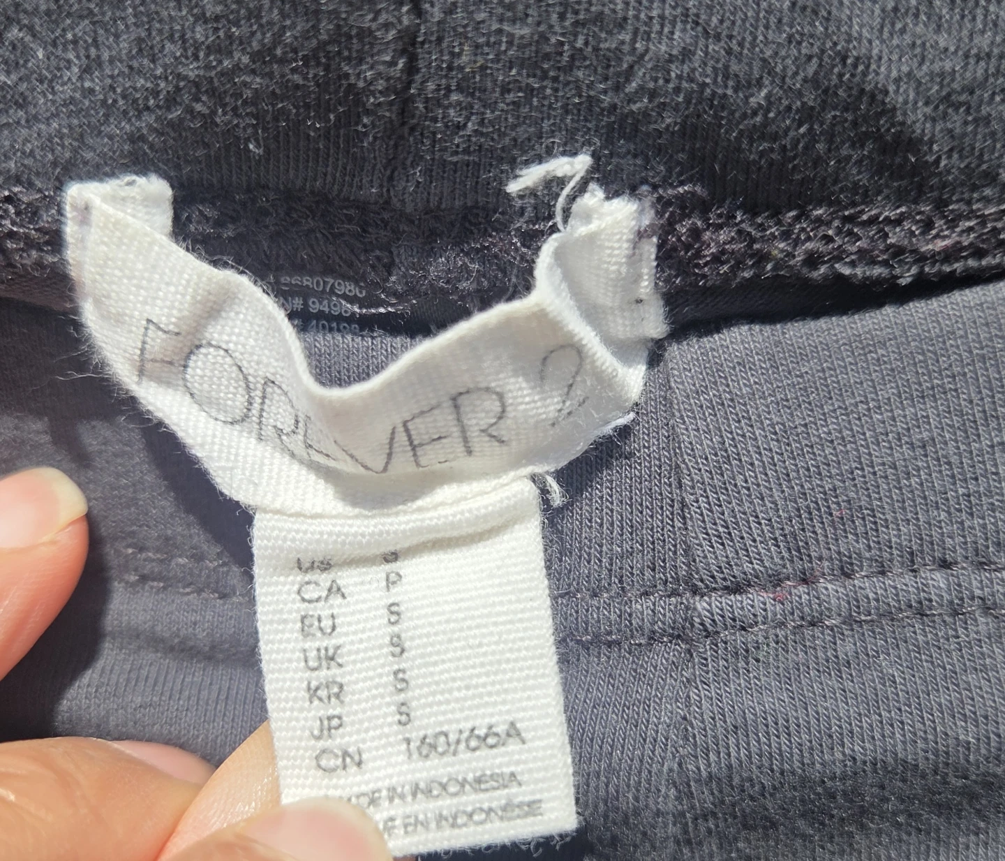 Forever 21 gray Leggings Size S - photo 4