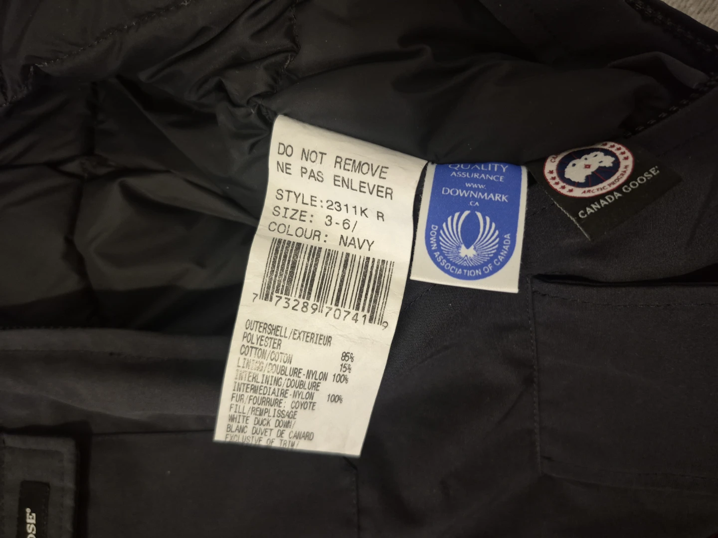 Canada Goose Infant Bunting Suit 3-6 Months - photo 3