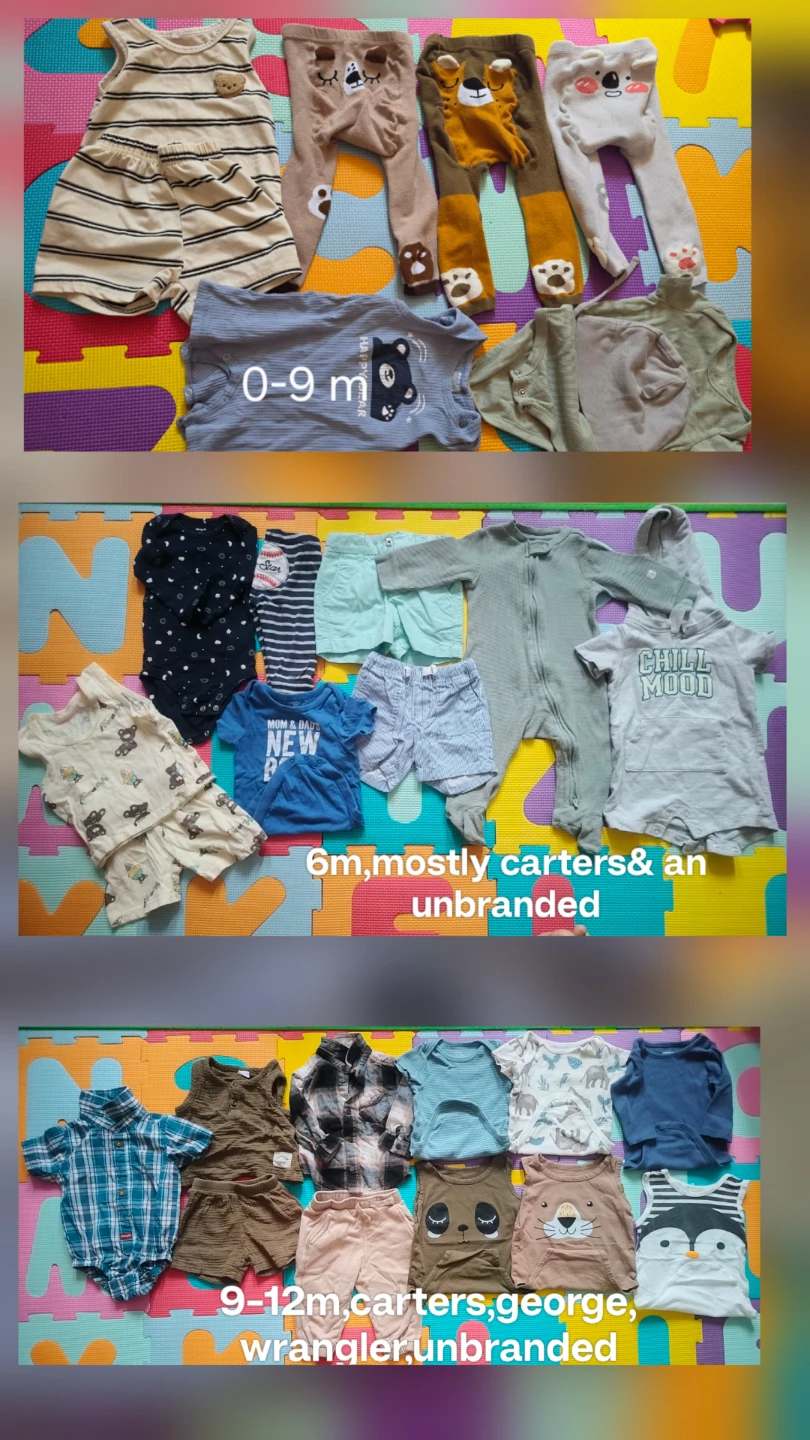 Baby clothes & toys bundle