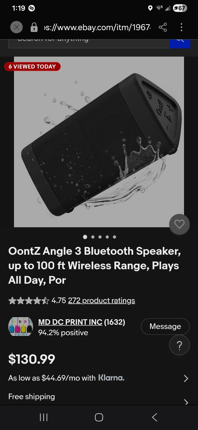 OontZ Angle 3 Bluetooth Speaker