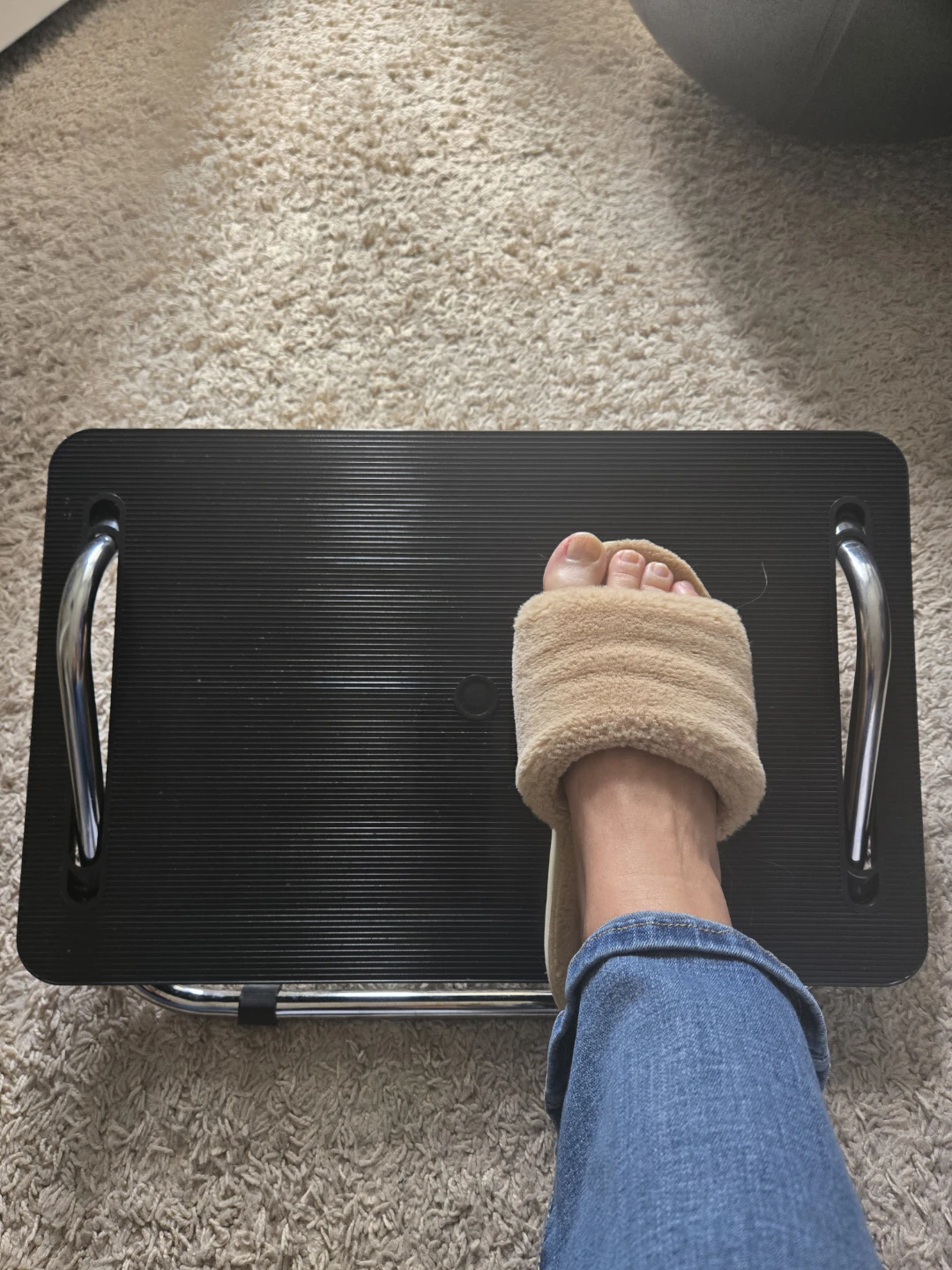 Adjustable Footrest with Chrome Legs - photo 4