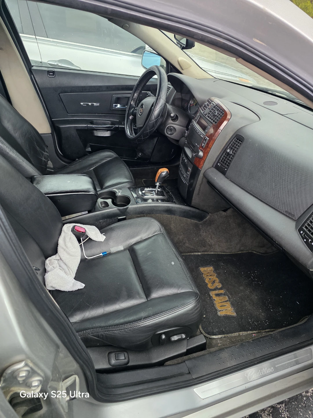 Silver Cadillac CTS Sedan
