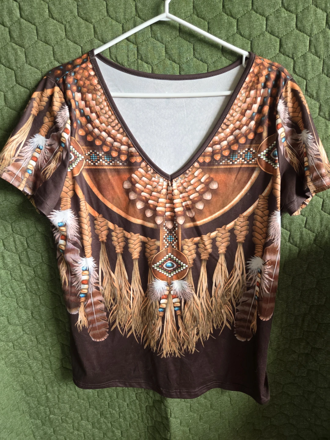 Women's V-Neck Graphic T-Shirt