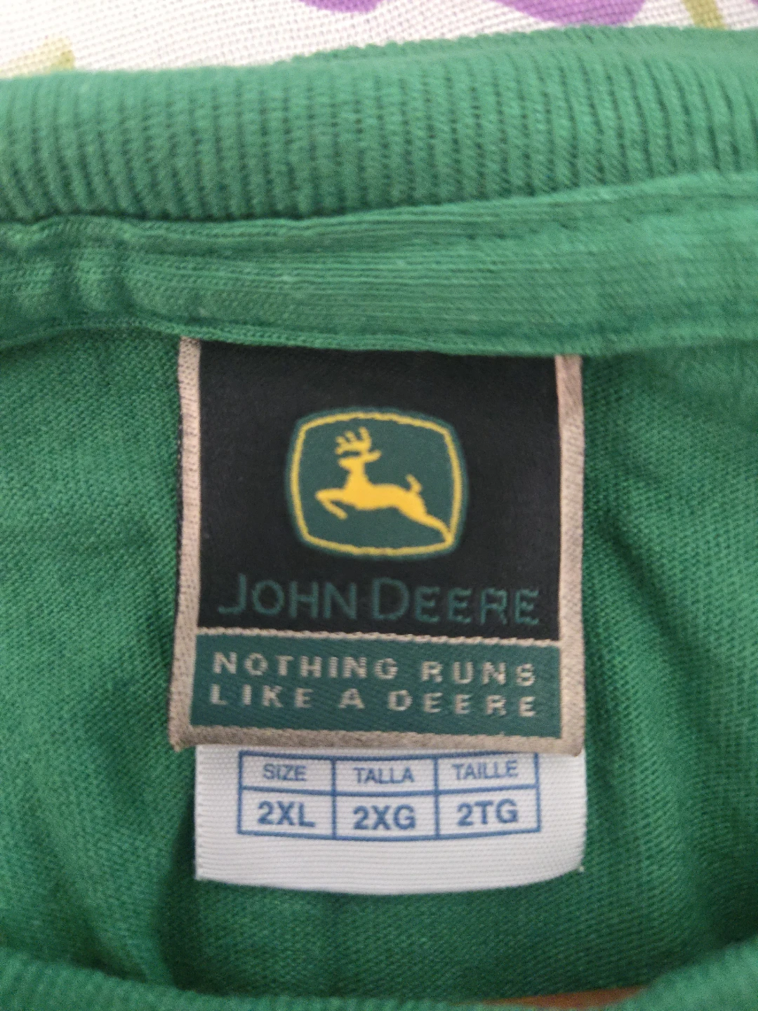 John Deere "Nothing Runs Like a Deere" T-Shirt - 2XL - photo 2