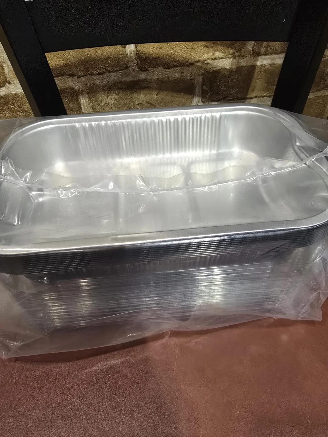 TAL THI 1400 ML Black Rectangular Aluminum Food Container - photo 3