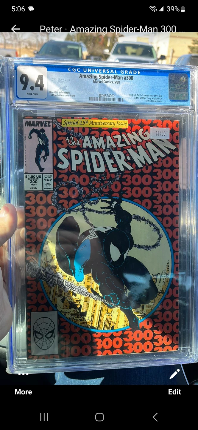 Amazing Spider-Man #300 CGC 9.4 Special 25th Anniversary Issue