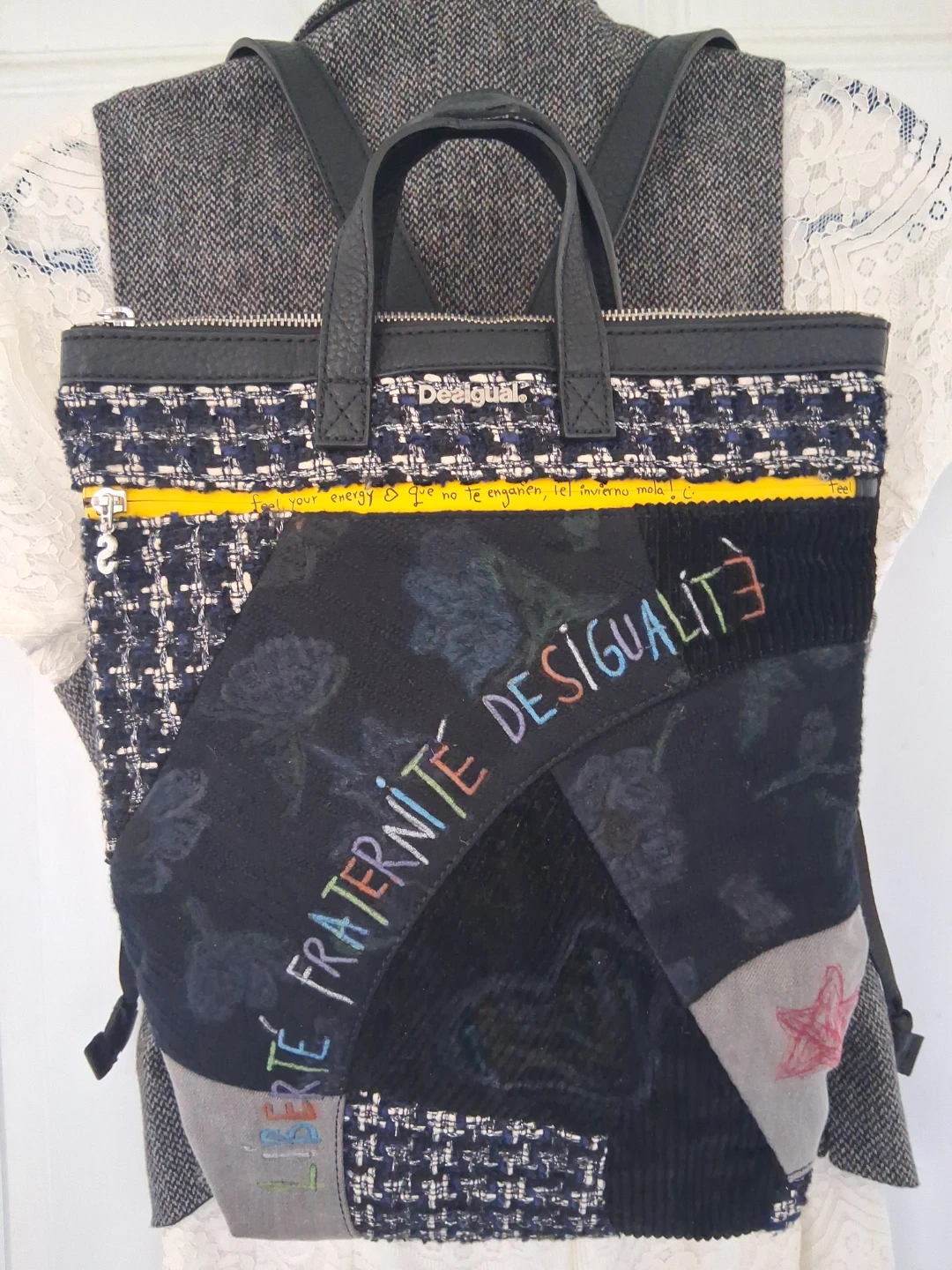 Desigual Patchwork Backpack