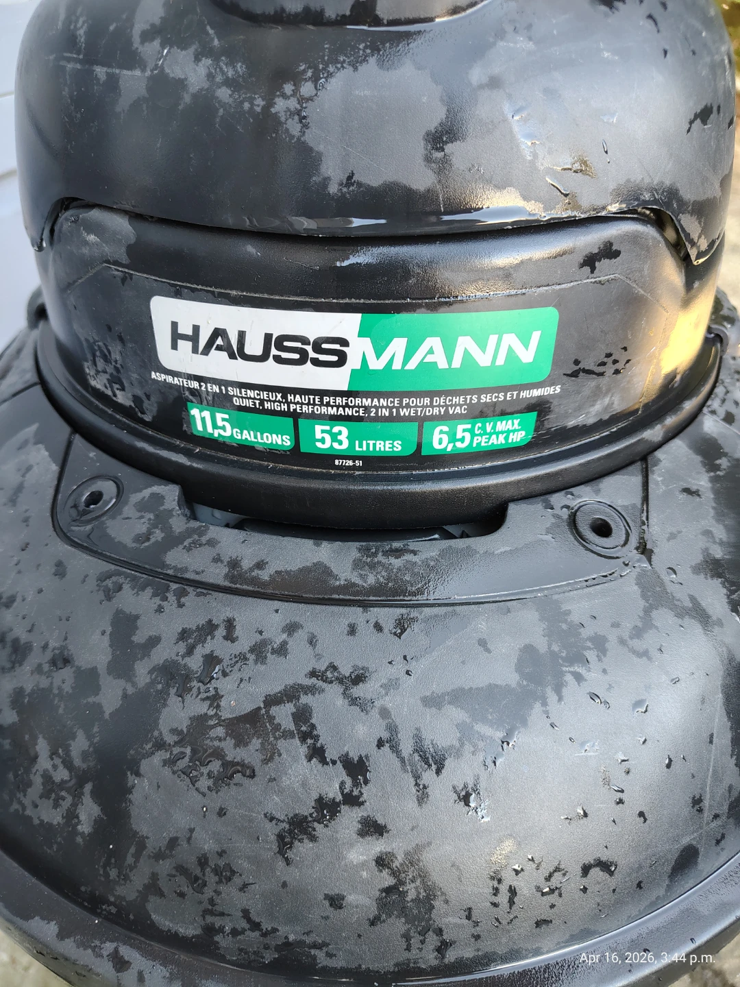 Hausmann 6.5hp Shop Vac & 🥕 Accessories - photo 5