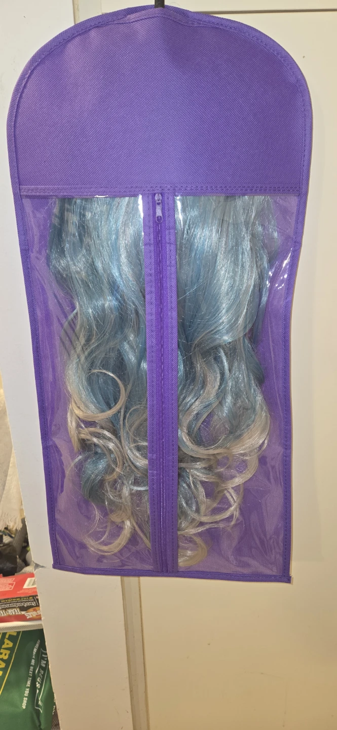 Blue Ombre Curly Wig