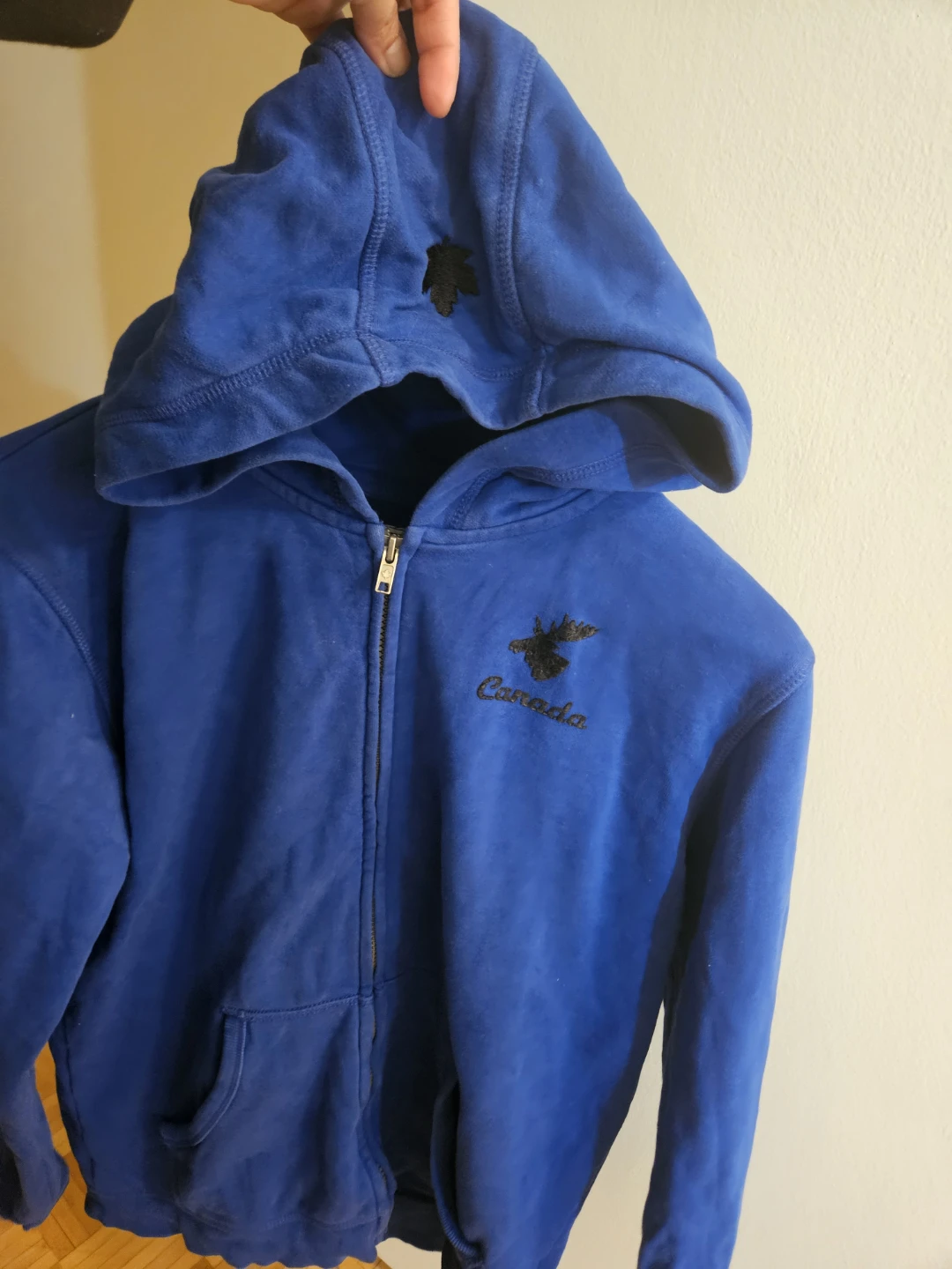 Blue Canada Moose Hoodie