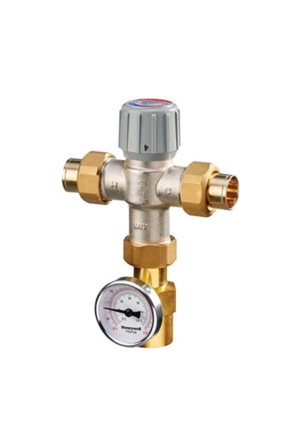 HONEYWELL  AM100-USTG-1LF Mixing Valve 1/2" Brass 70-145 F Union