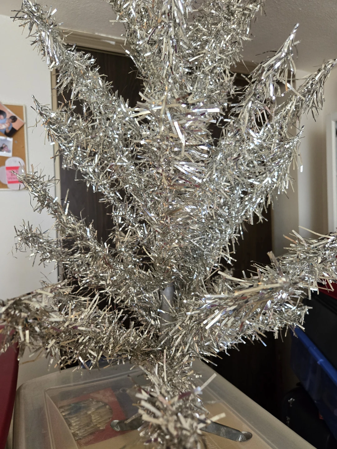Vintage Silver Tinsel Christmas Trees - photo 3