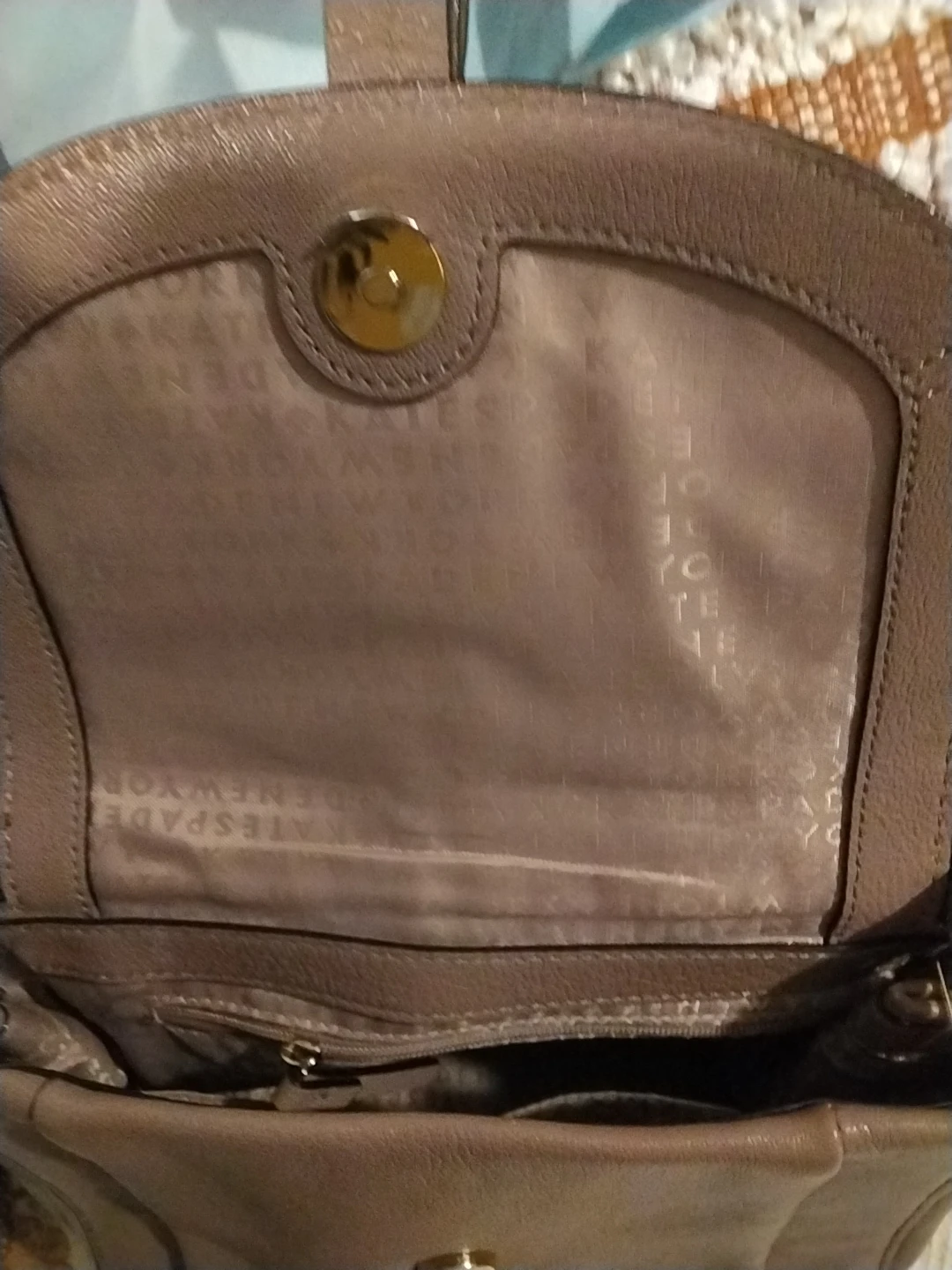 Kate Spade New York Crossbody Bag - Taupe Leather - photo 2