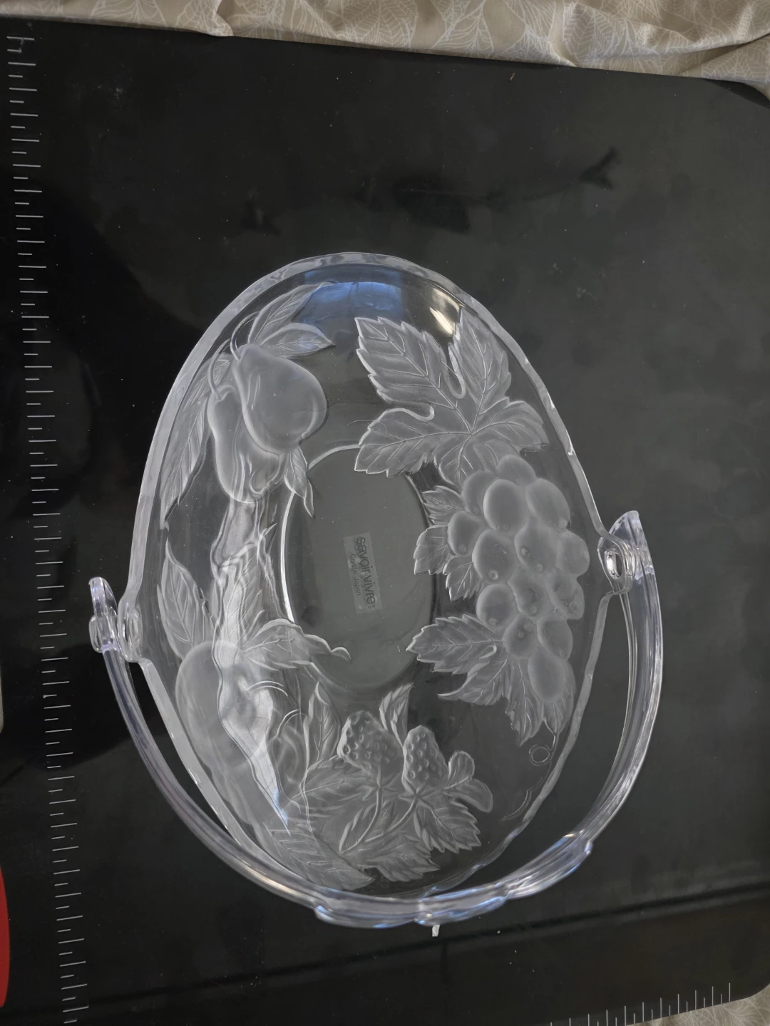 Savoir Vive Crystal Fruit Bowl