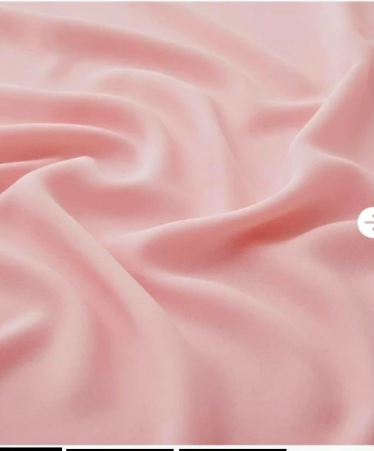 60" Wide Light Pink Chiffon Fabric by The Yard So - photo 3
