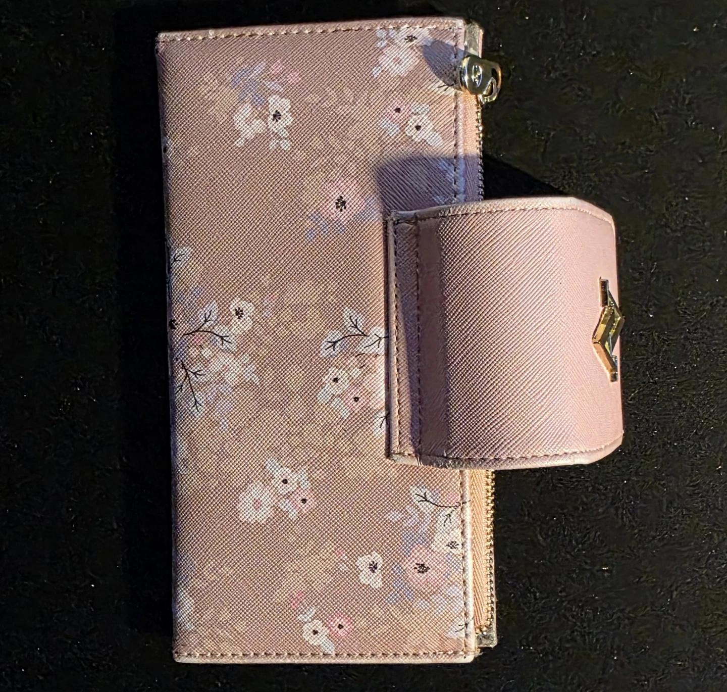 Pink Floral Long Wallet - photo 3