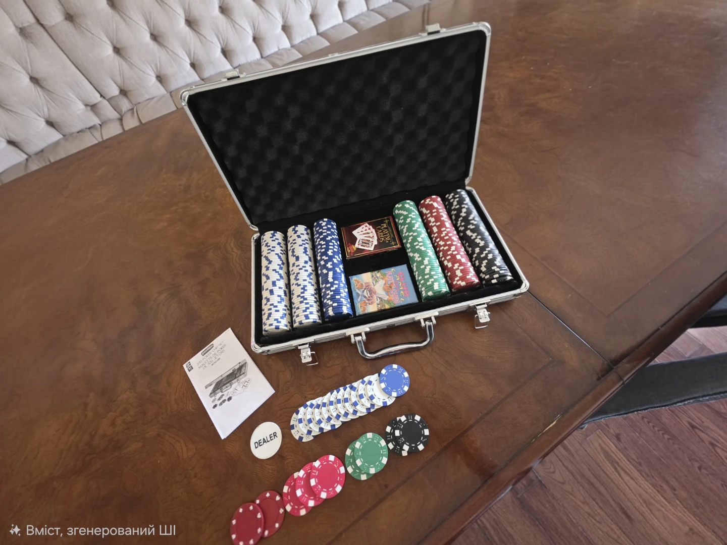 Pavilion 300 pcs Casino Chip Poker Set In Aluminum Case