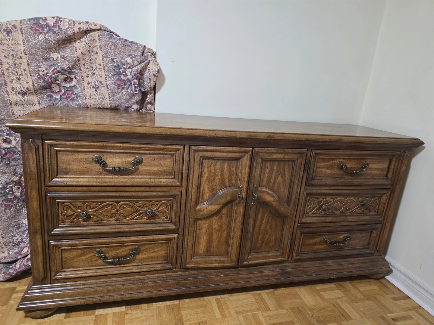 Vintage Wooden Dresser