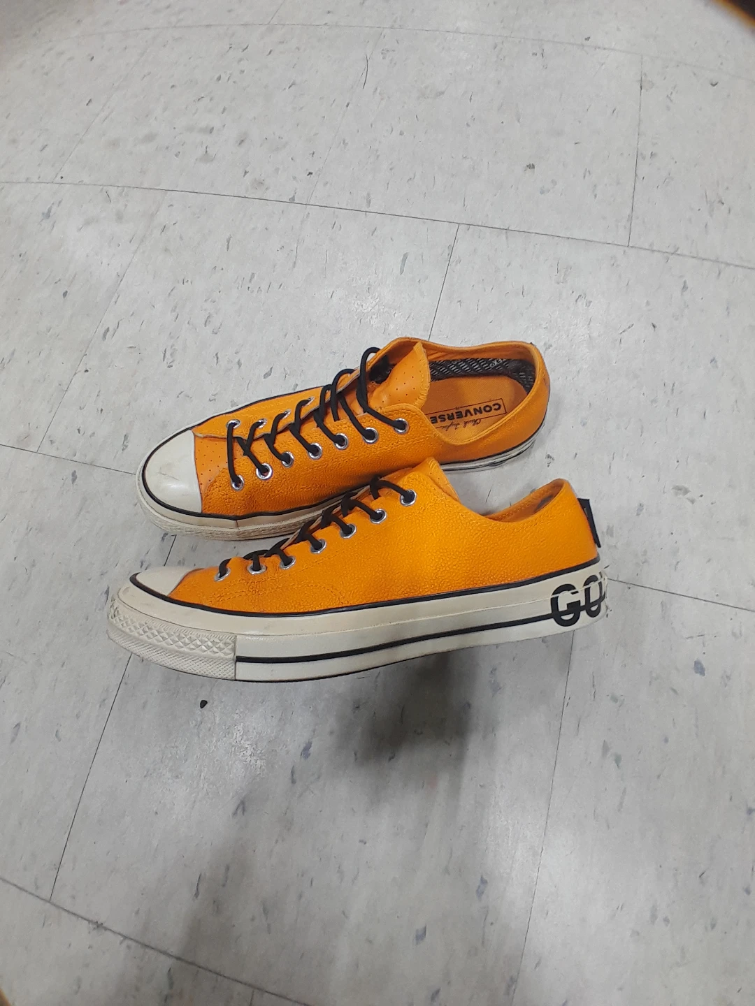Orange Converse Chuck Taylor All Star Sneakers Size 10