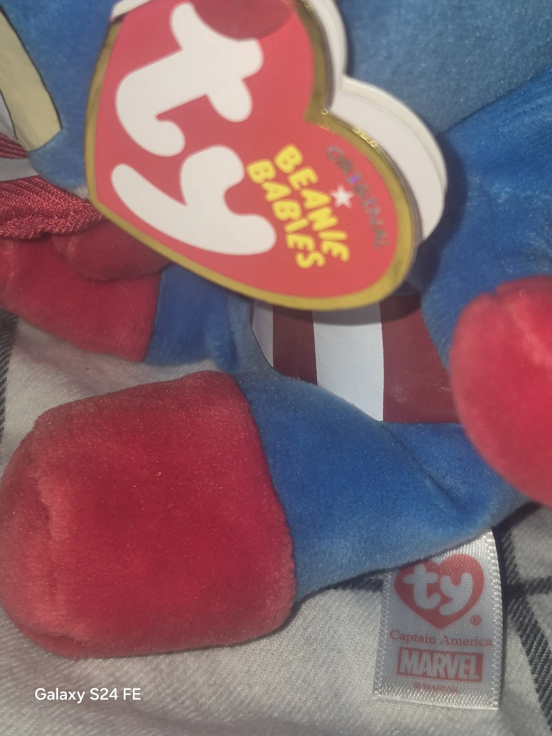 Ty Beanie Babies Captain America Plush - photo 5