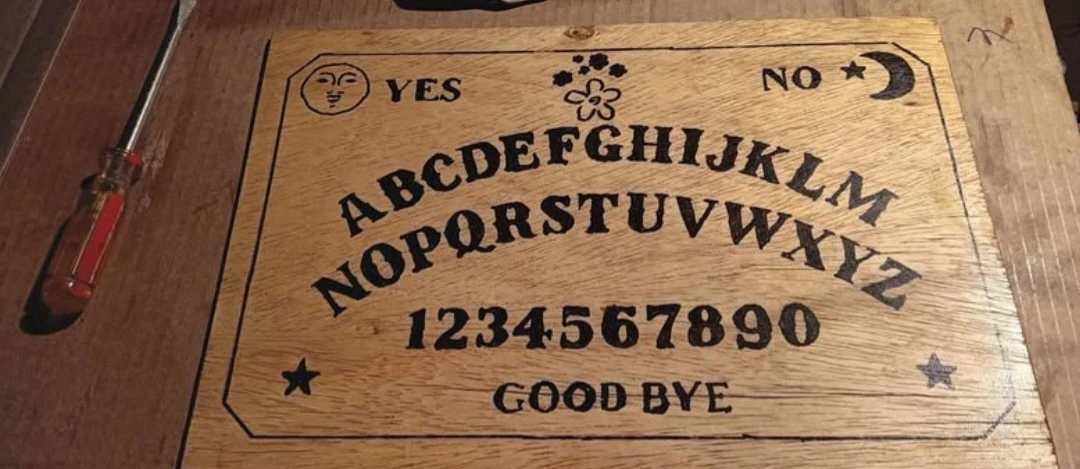 Hand-painted Wooden Spirit Board - photo 2