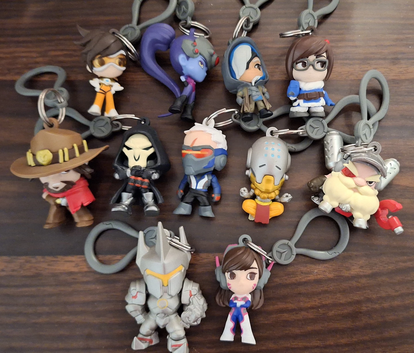 🌱 Overwatch Complete Chibi Keychains Set