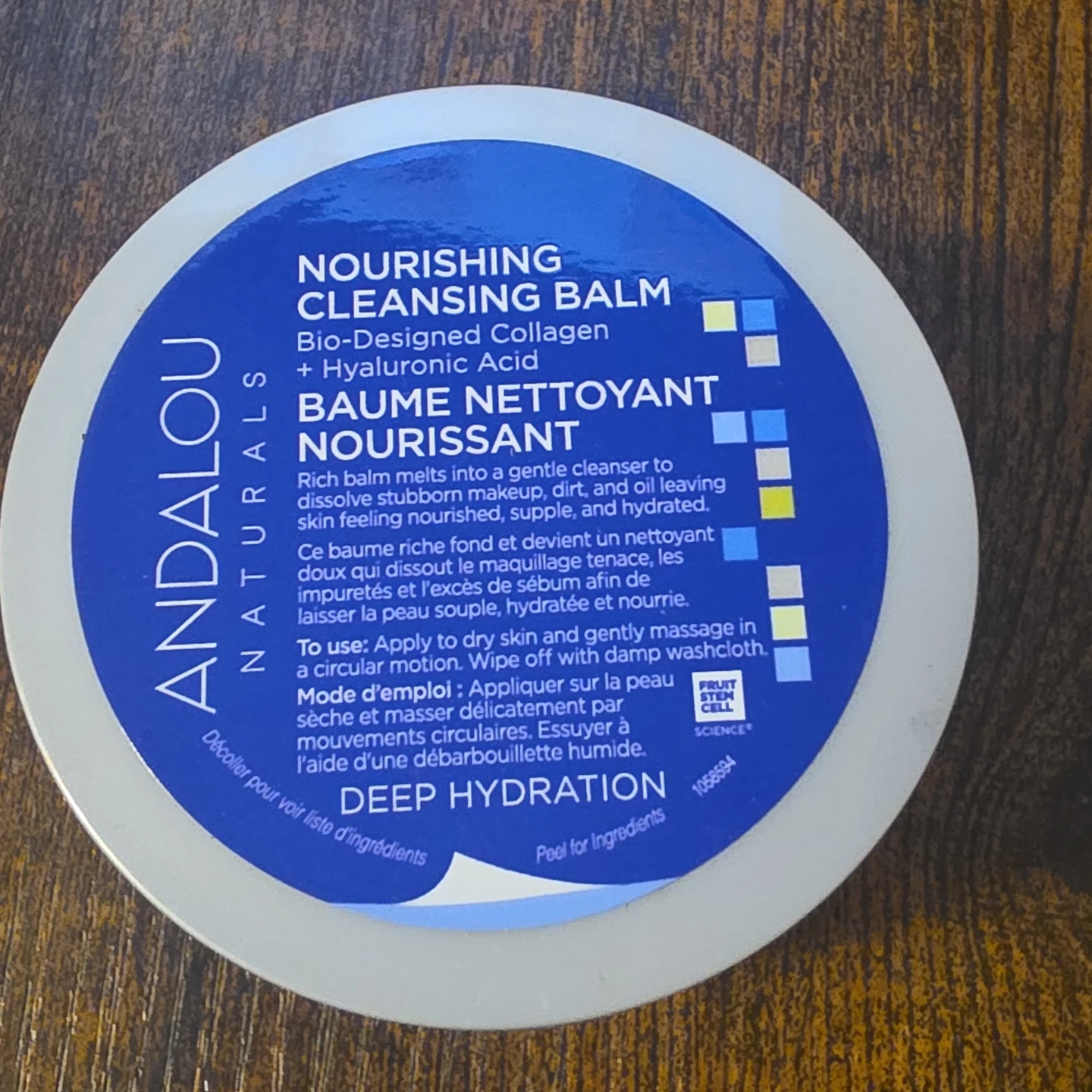 Andalou Naturals Nourishing Cleansing Balm - Deep Hydration 3 oz