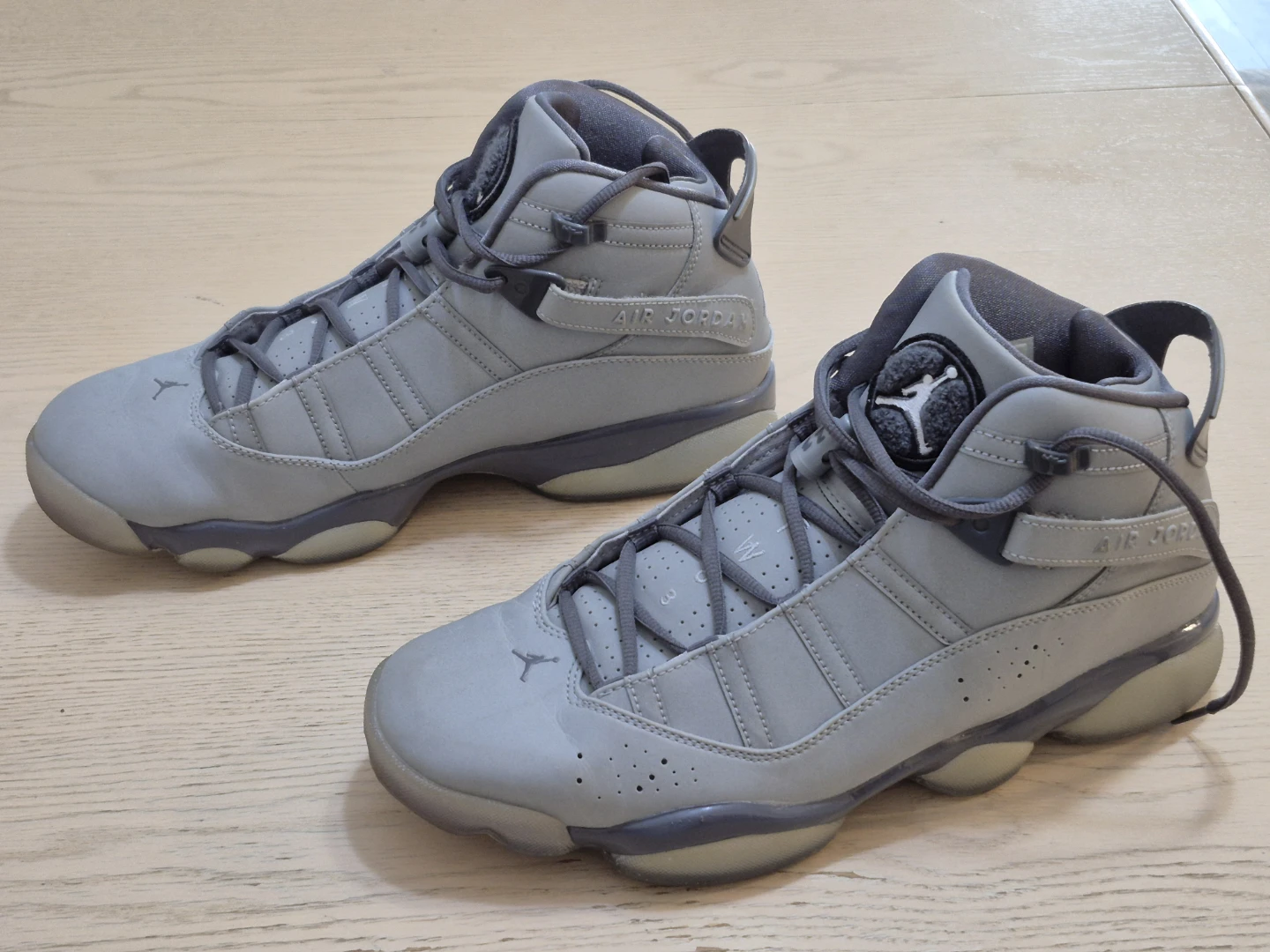 Air Jordan 6 Rings Grey Men's Shoes US 11 - photo 3