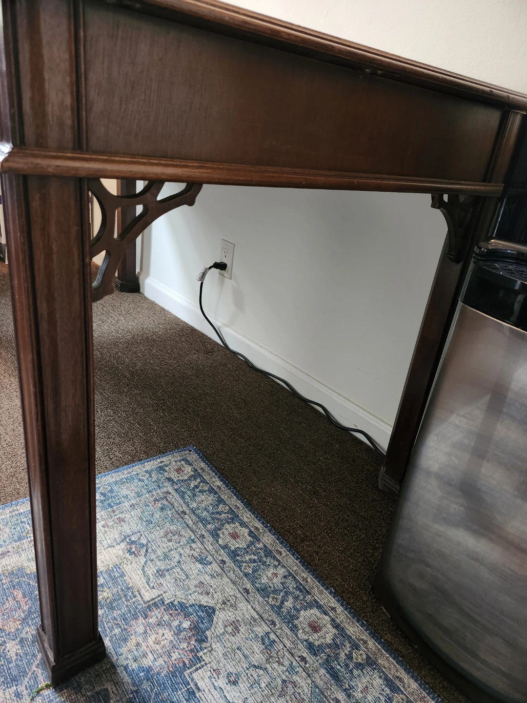 Council Craftsman Chippendale style mahogany desk - photo 3