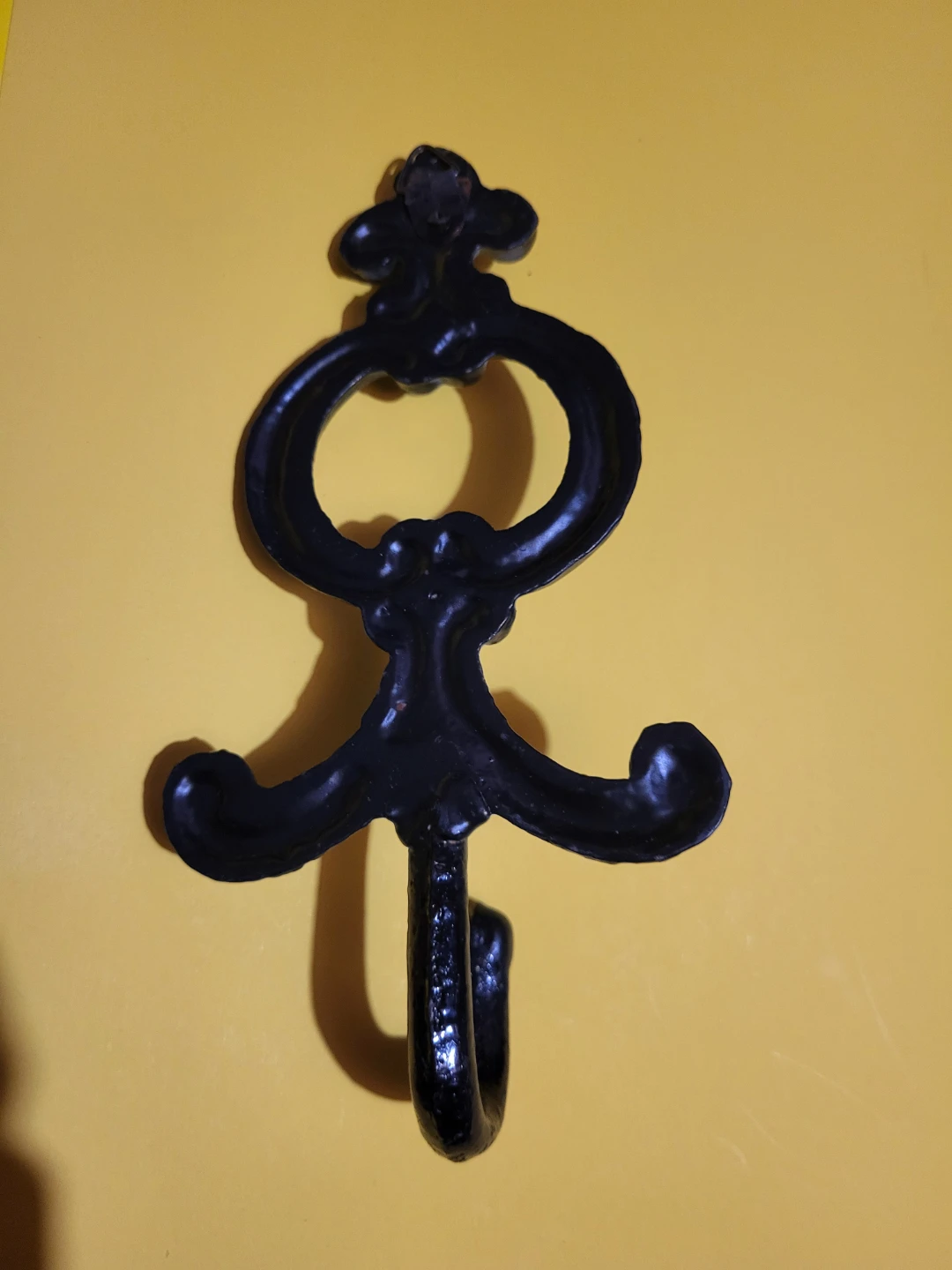Black Metal Decorative Hook - photo 2