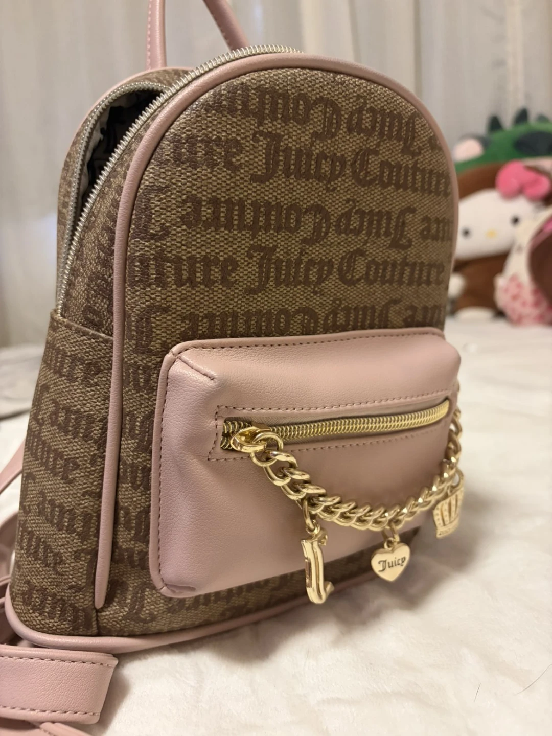 Juicy Couture Mini Backpack - Brown/Pink - photo 2