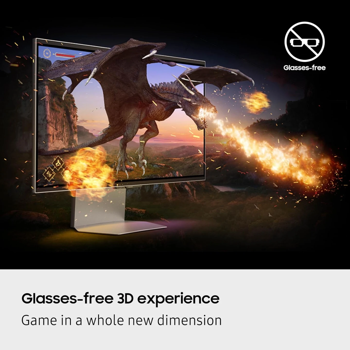 NEW Samsung Odyssey 3D 27" 4K 165Hz Gaming Monitor G90XF - photo 4