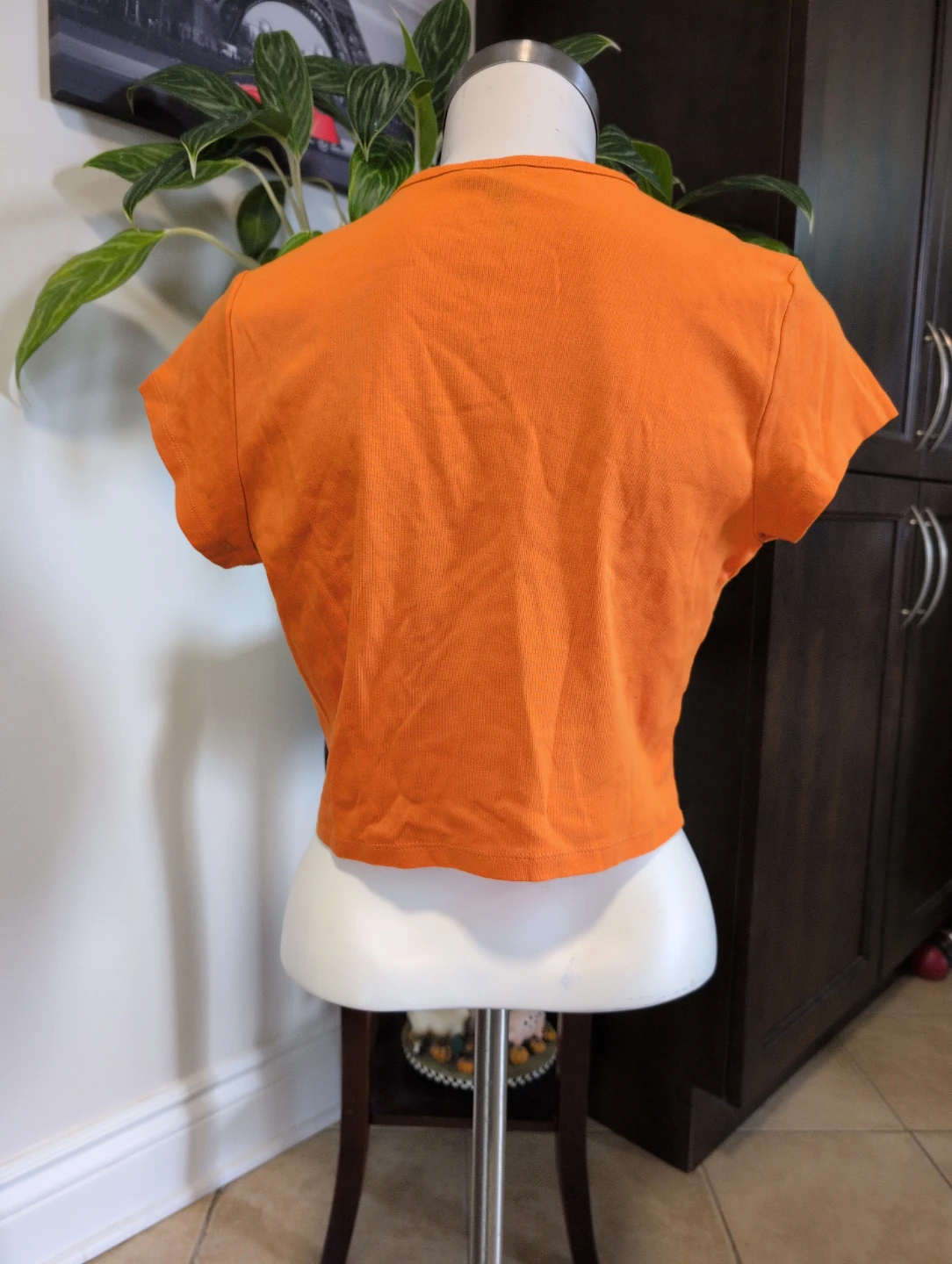 H&M Divided Orange Graphic T-Shirt Size L - photo 2