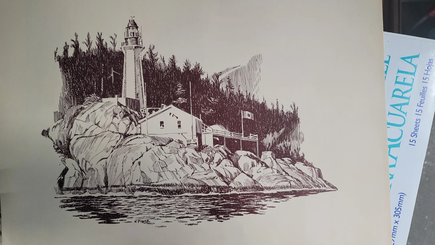 Original Lighthouse Sketch Print