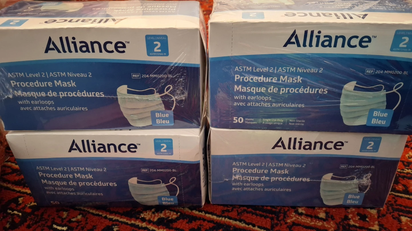 Alliance ASTM Level 2 Procedure Masks - Blue (50 count)