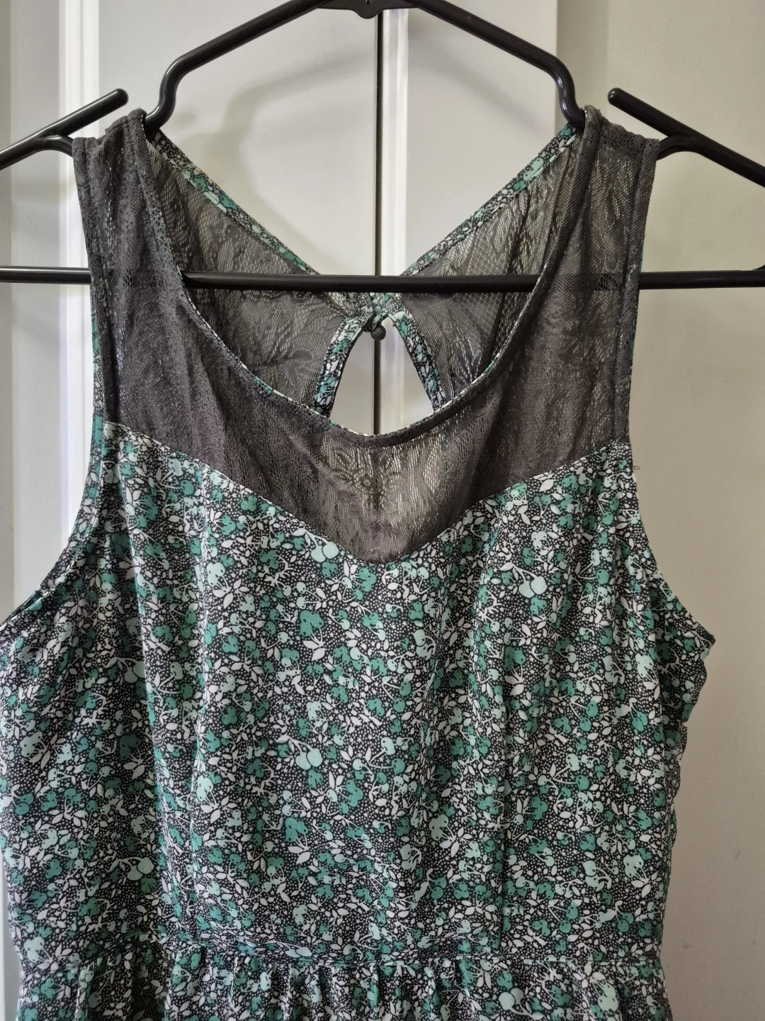Women ONLY Floral Lace Trim Dress Size 34 (XS) - photo 3