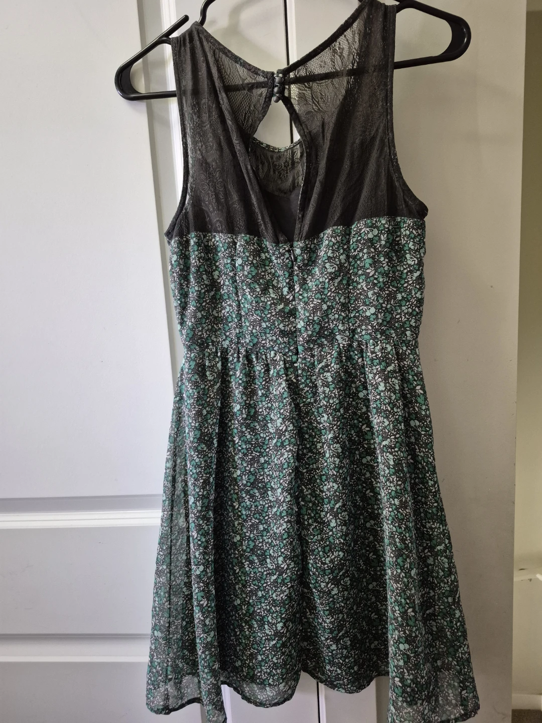 Women ONLY Floral Lace Trim Dress Size 34 (XS) - photo 4