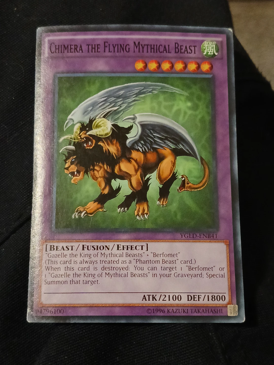 Yu-Gi-Oh! Chimera The Flying Mythical Beast YGLD-ENB41