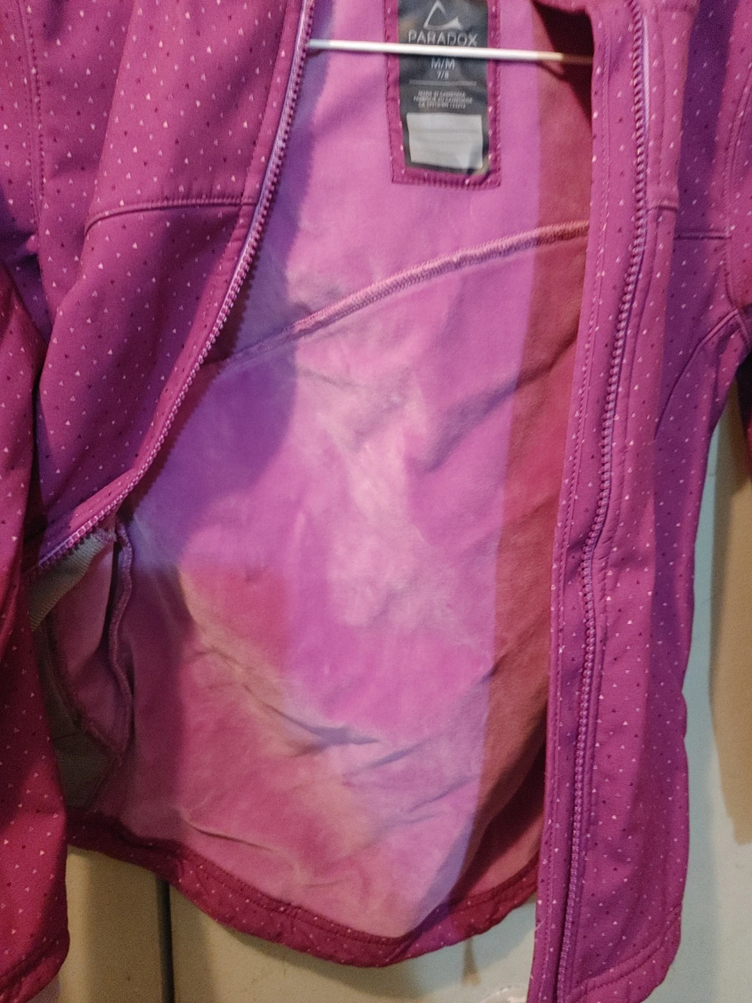 Paradox Girls' Softshell Jacket Size 7/8 - photo 4