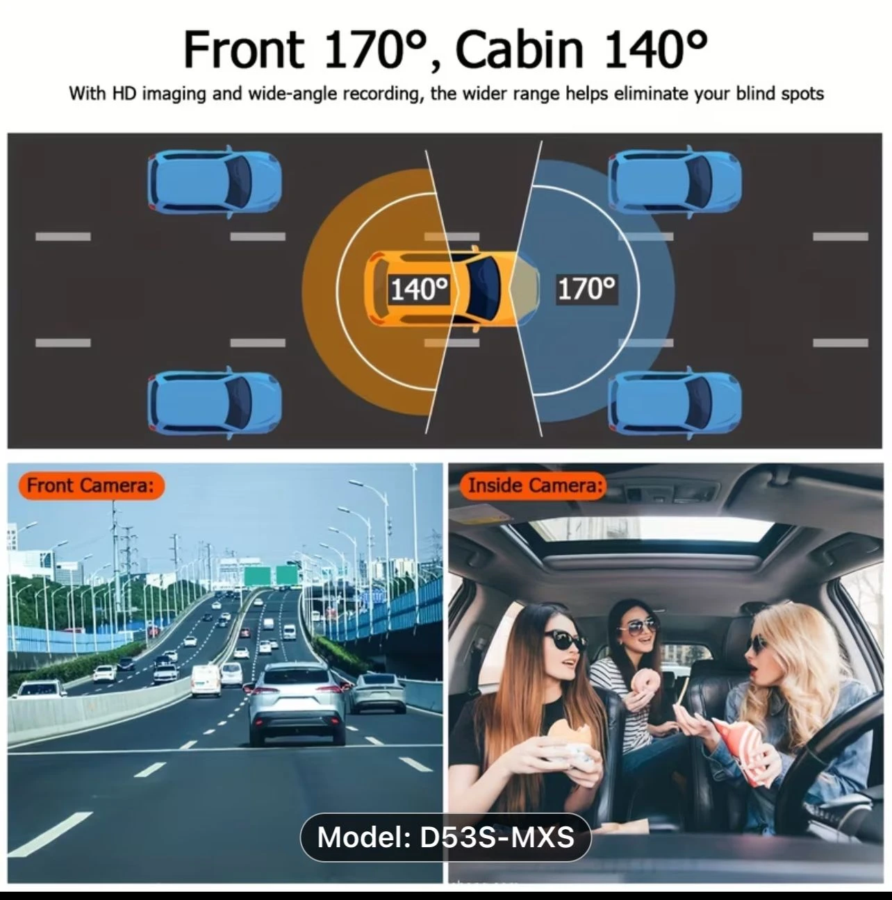New Dual Dash Cam (1080P Front + 720P Cabin) - $25 CASH - photo 4