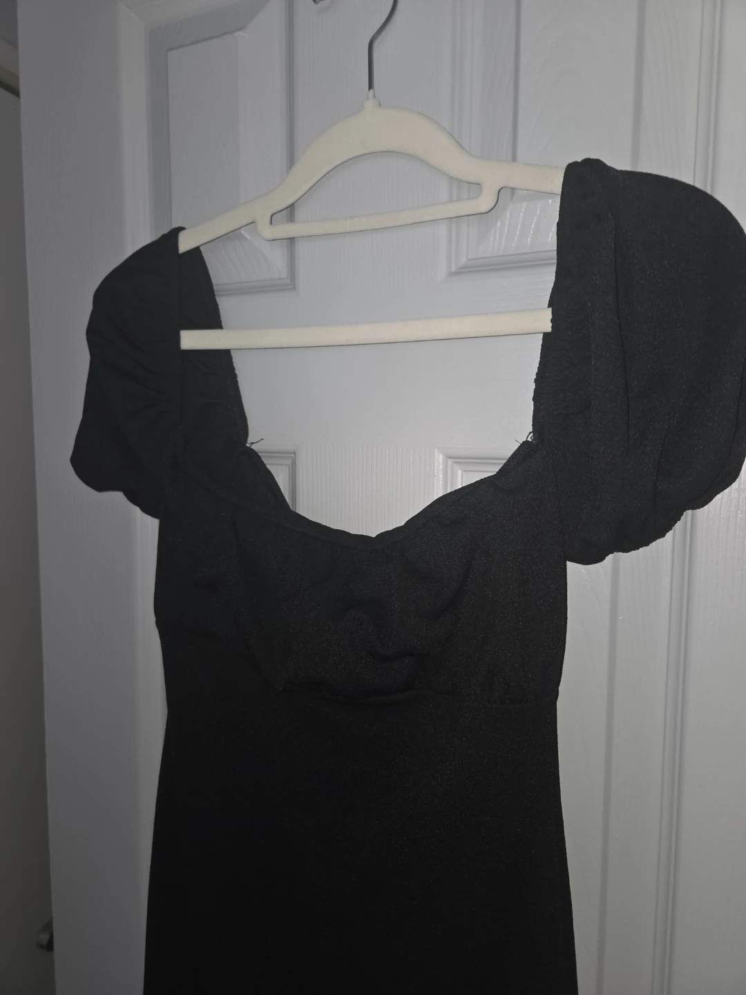 Black Puff Sleeve Midi Dress - Missguided - photo 4