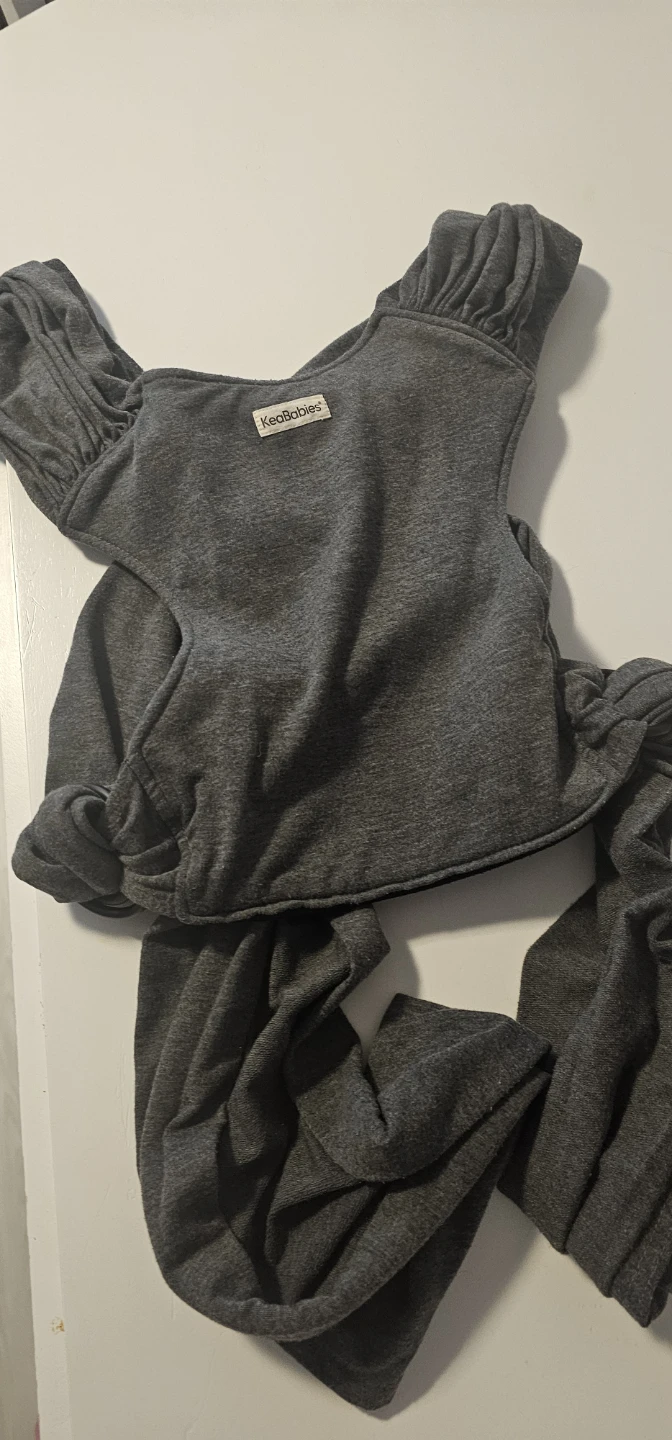 KeaBabies Baby Wrap Carrier - Deep Grey