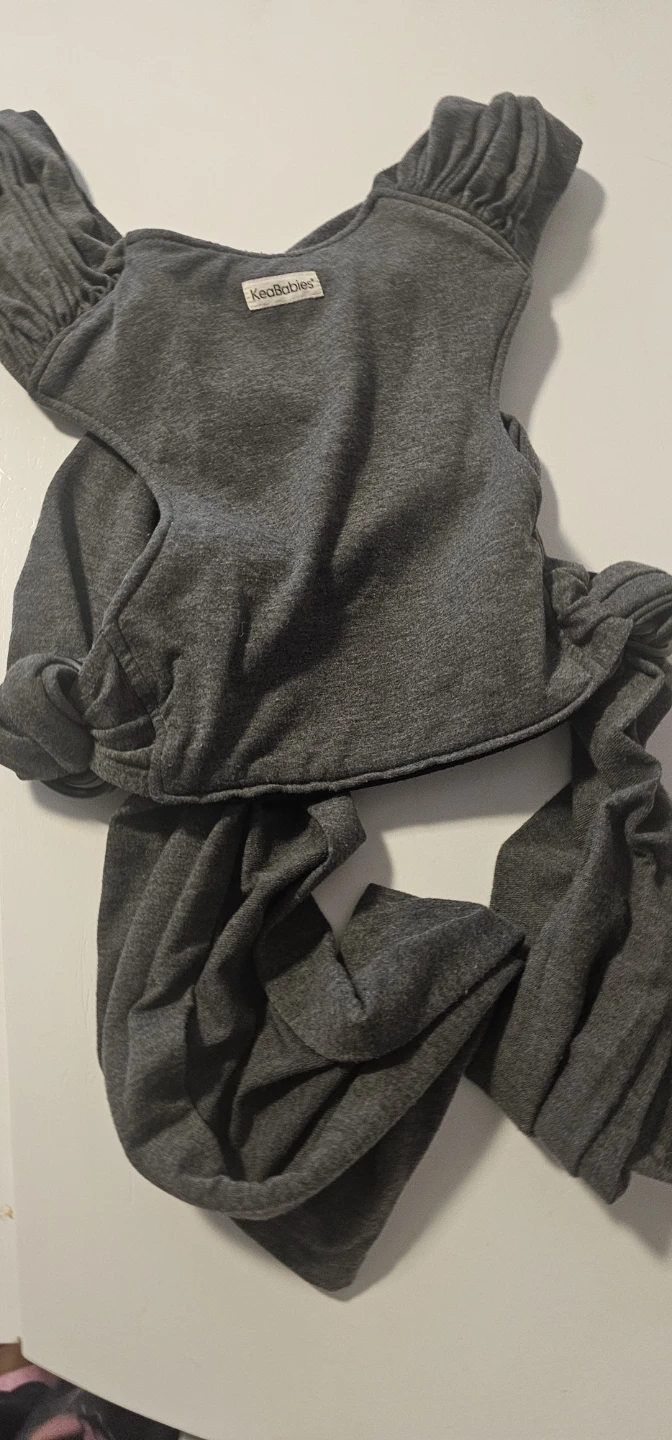 KeaBabies Baby Wrap Carrier - Deep Grey - photo 2