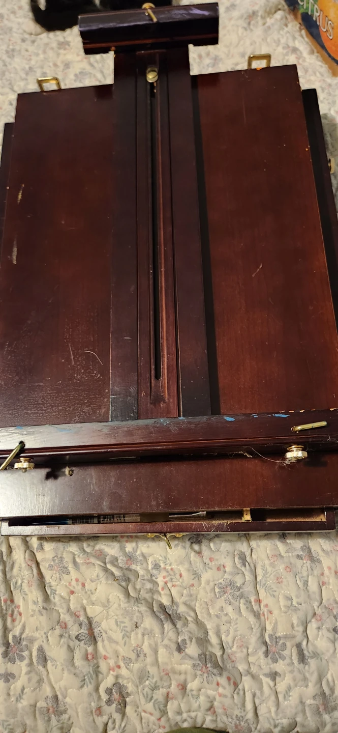 Wooden Art Easel with Drawer